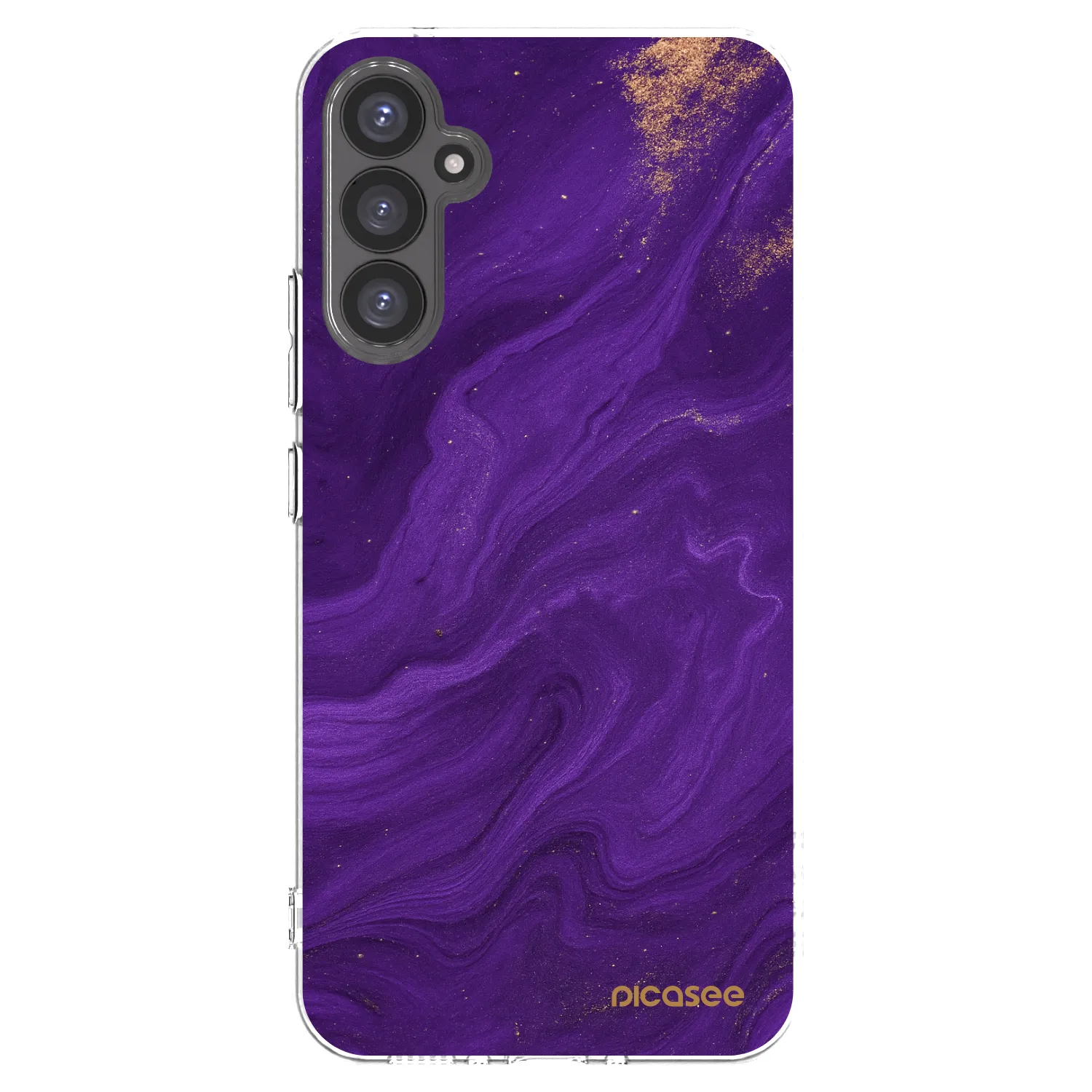 Picasee silikonski prozorni ovitek za Samsung Galaxy A34 5G A346B - Purple