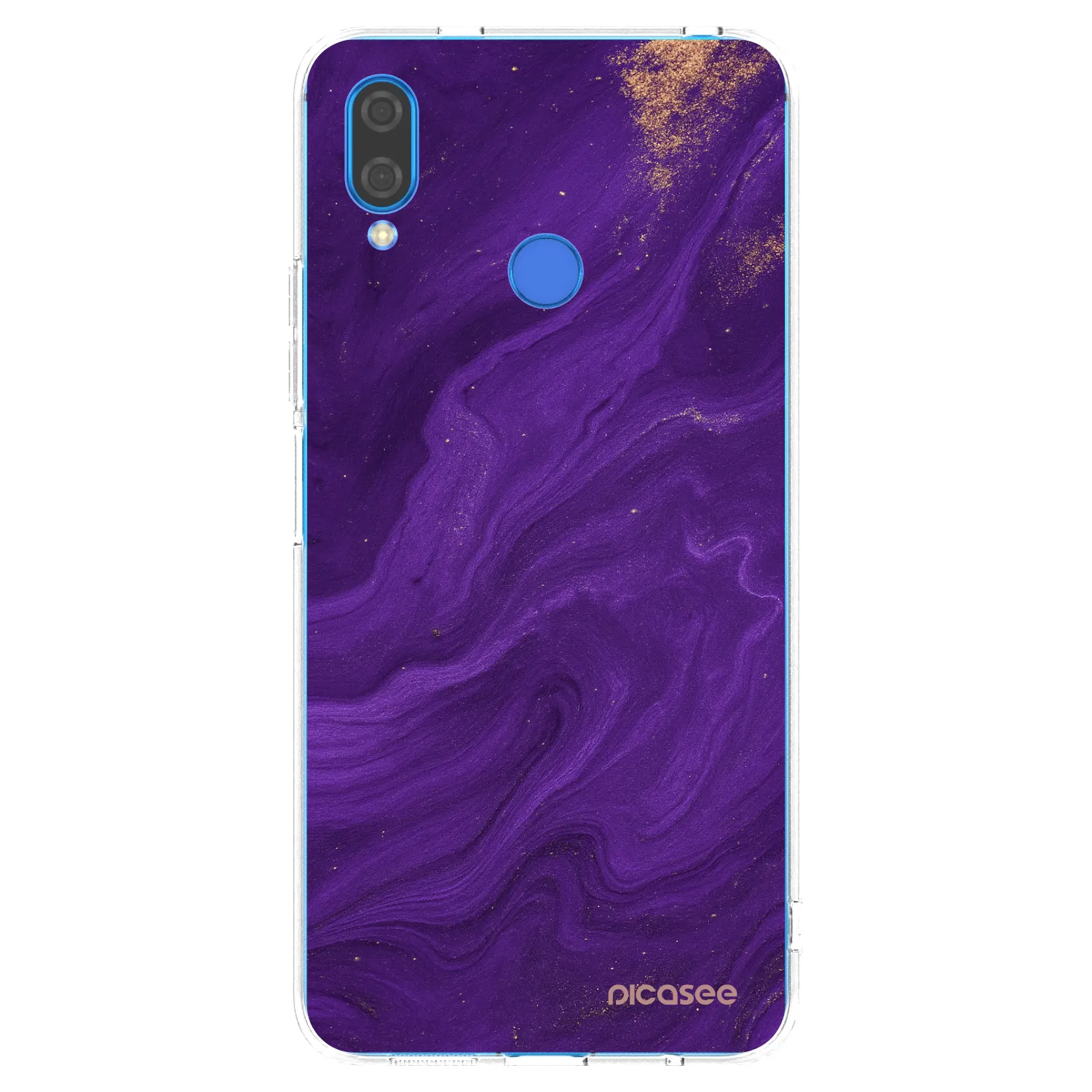 Picasee silikonski prozorni ovitek za Huawei Nova 3 - Purple