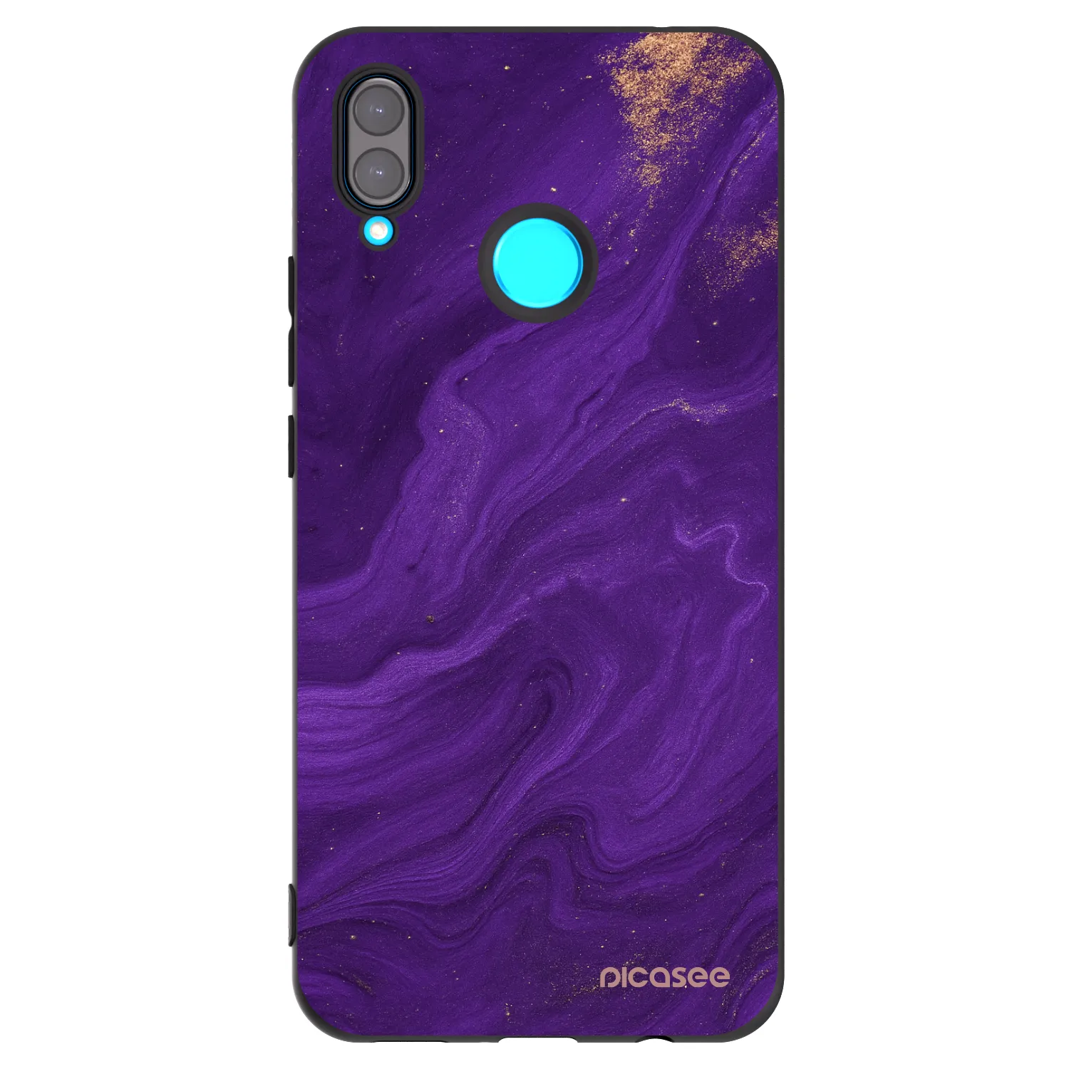 Picasee silikonski črni ovitek za Huawei Nova 3i - Purple