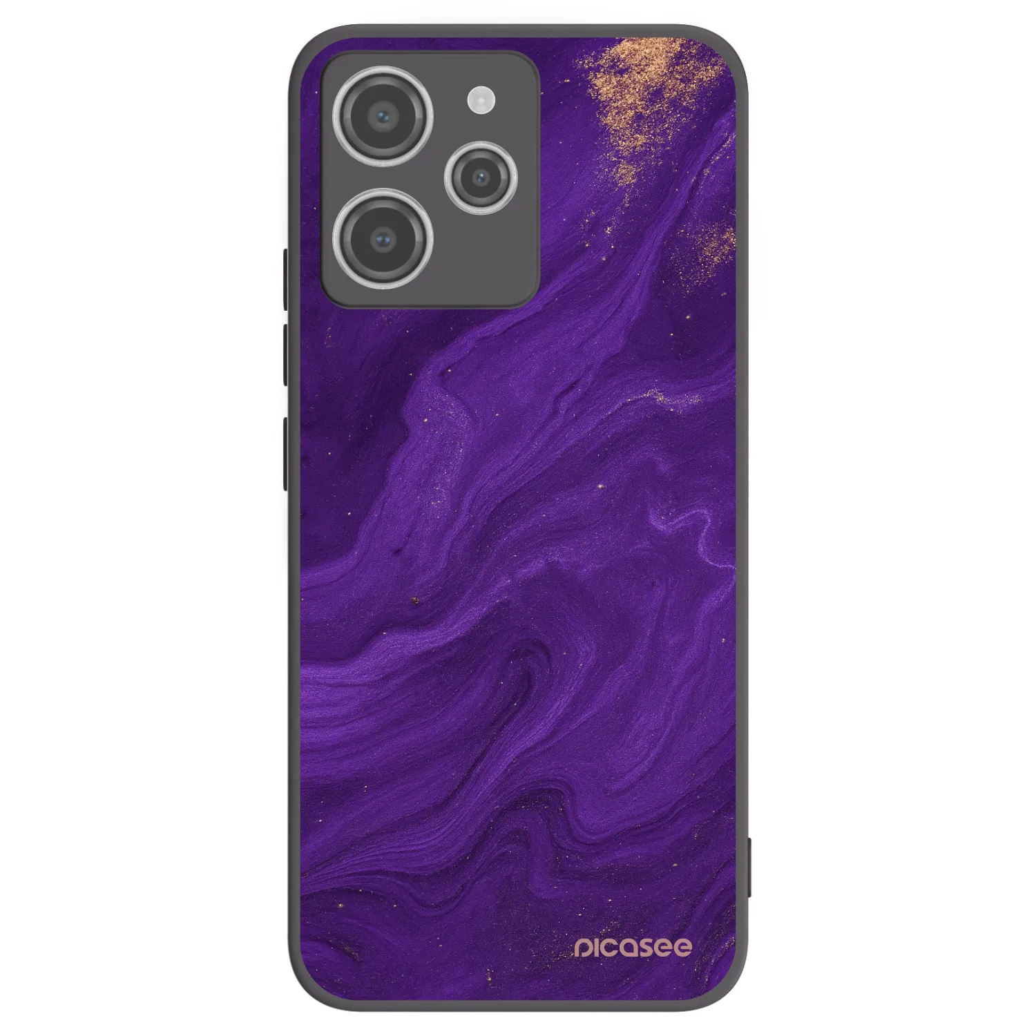 Picasee silikonski črni ovitek za Xiaomi Redmi 12 4G - Purple