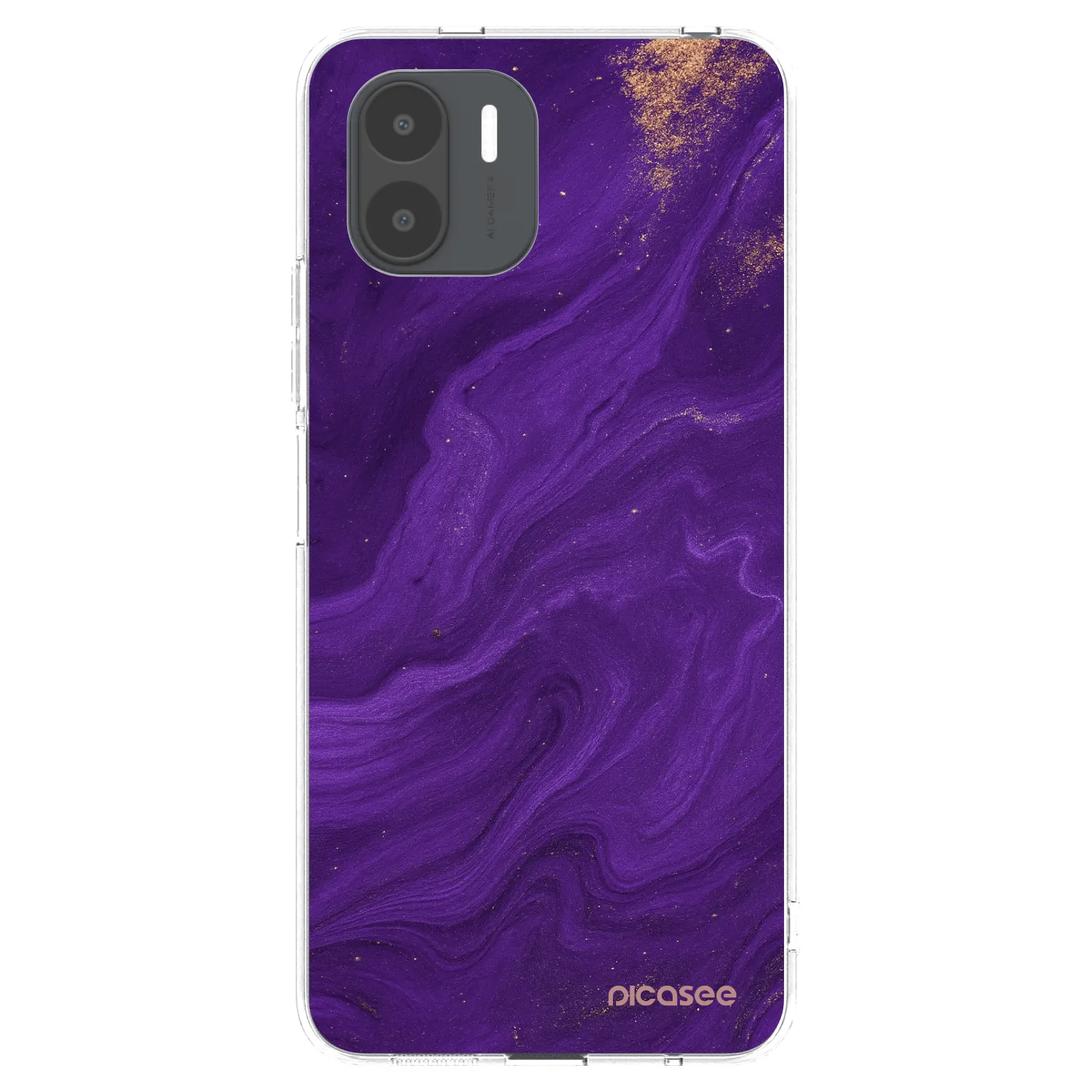 Picasee silikonski prozorni ovitek za Xiaomi Redmi A2 - Purple