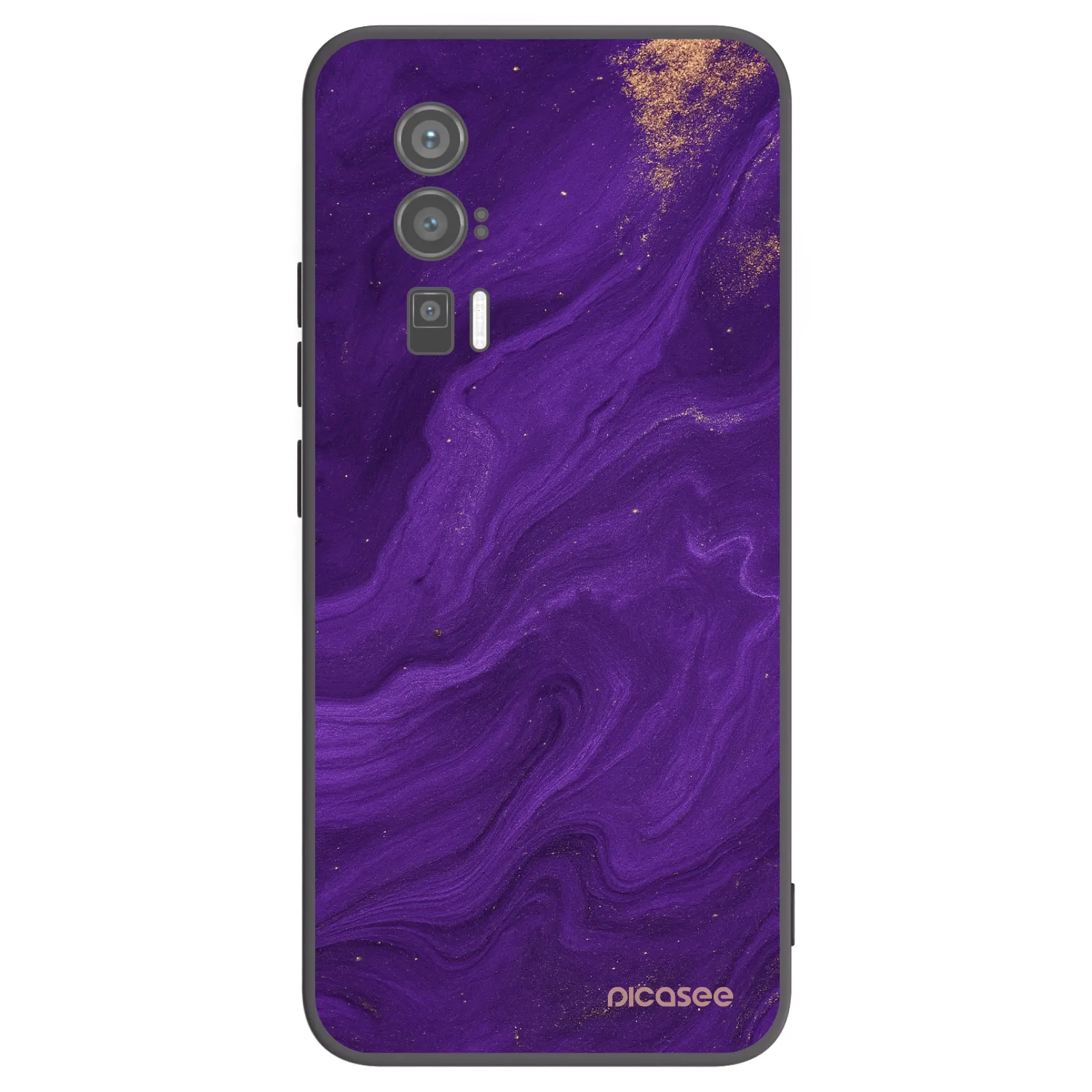 Picasee silikonski črni ovitek za Xiaomi Poco F5 Pro 5G - Purple