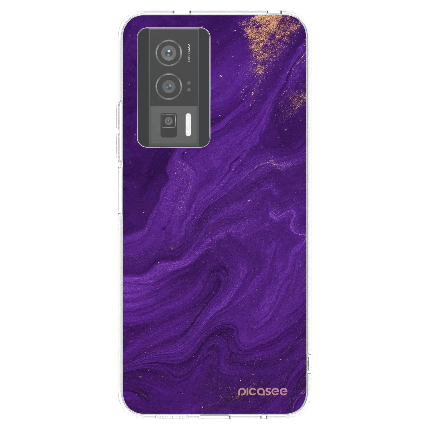 Picasee silikonski prozorni ovitek za Xiaomi Poco F5 Pro 5G - Purple