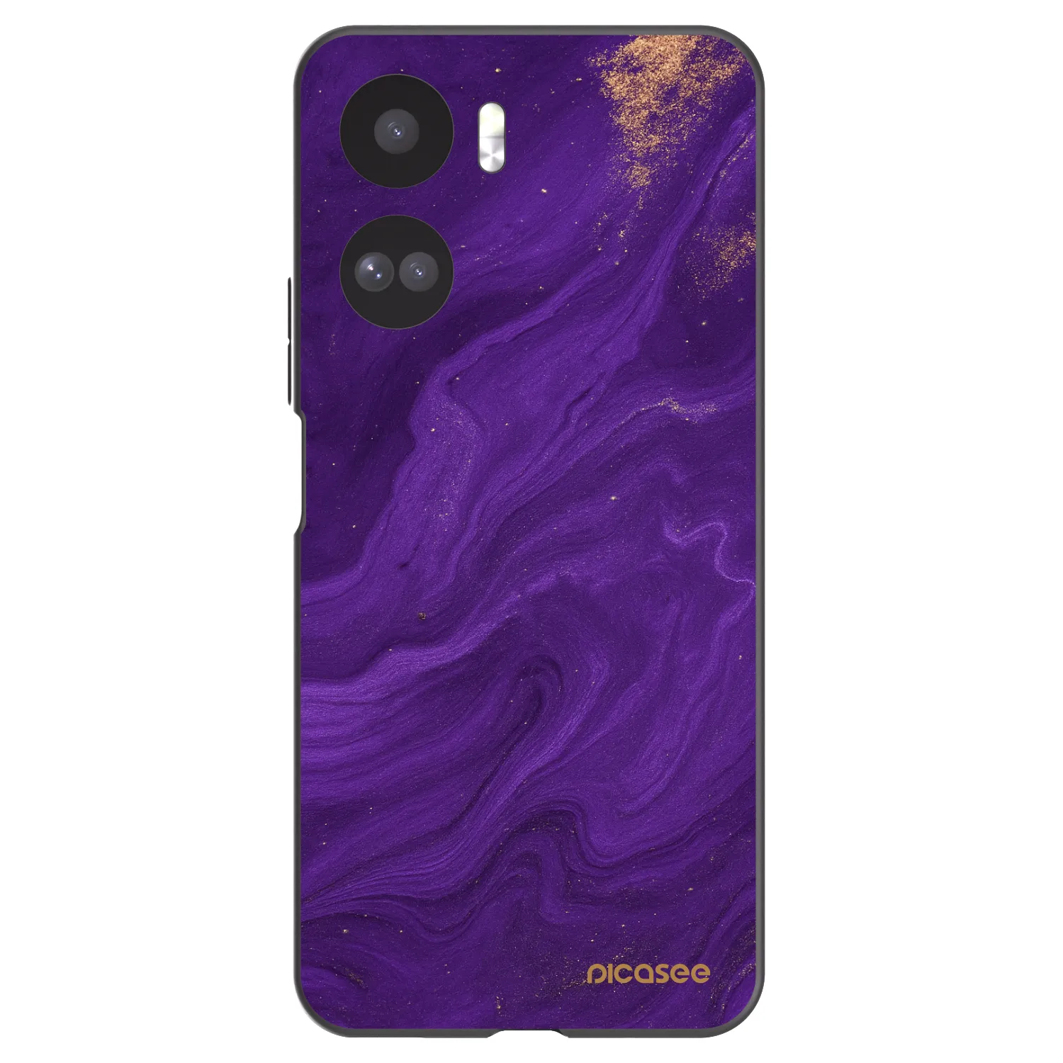 Picasee silikonski črni ovitek za Honor 90 Lite 5G - Purple