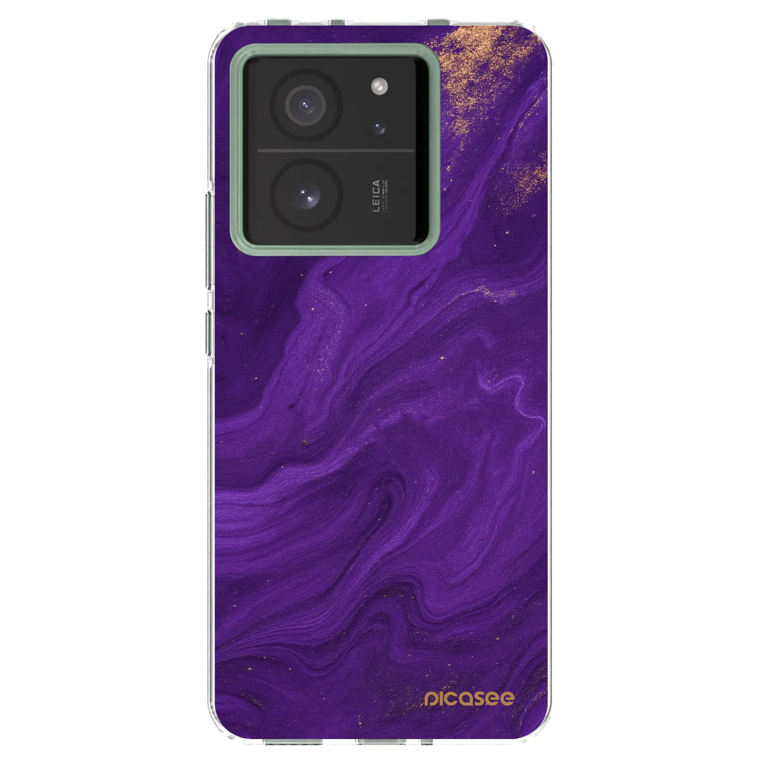 Picasee silikonski prozorni ovitek za Xiaomi 13T Pro - Purple
