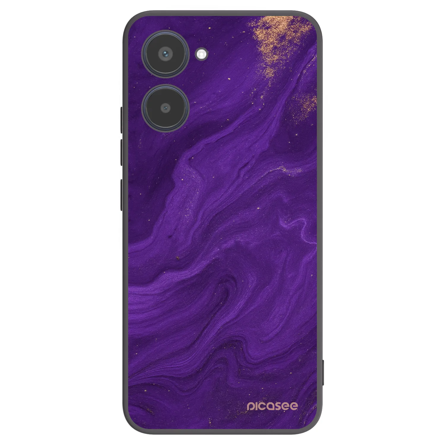 Picasee silikonski črni ovitek za Realme 10 4G - Purple