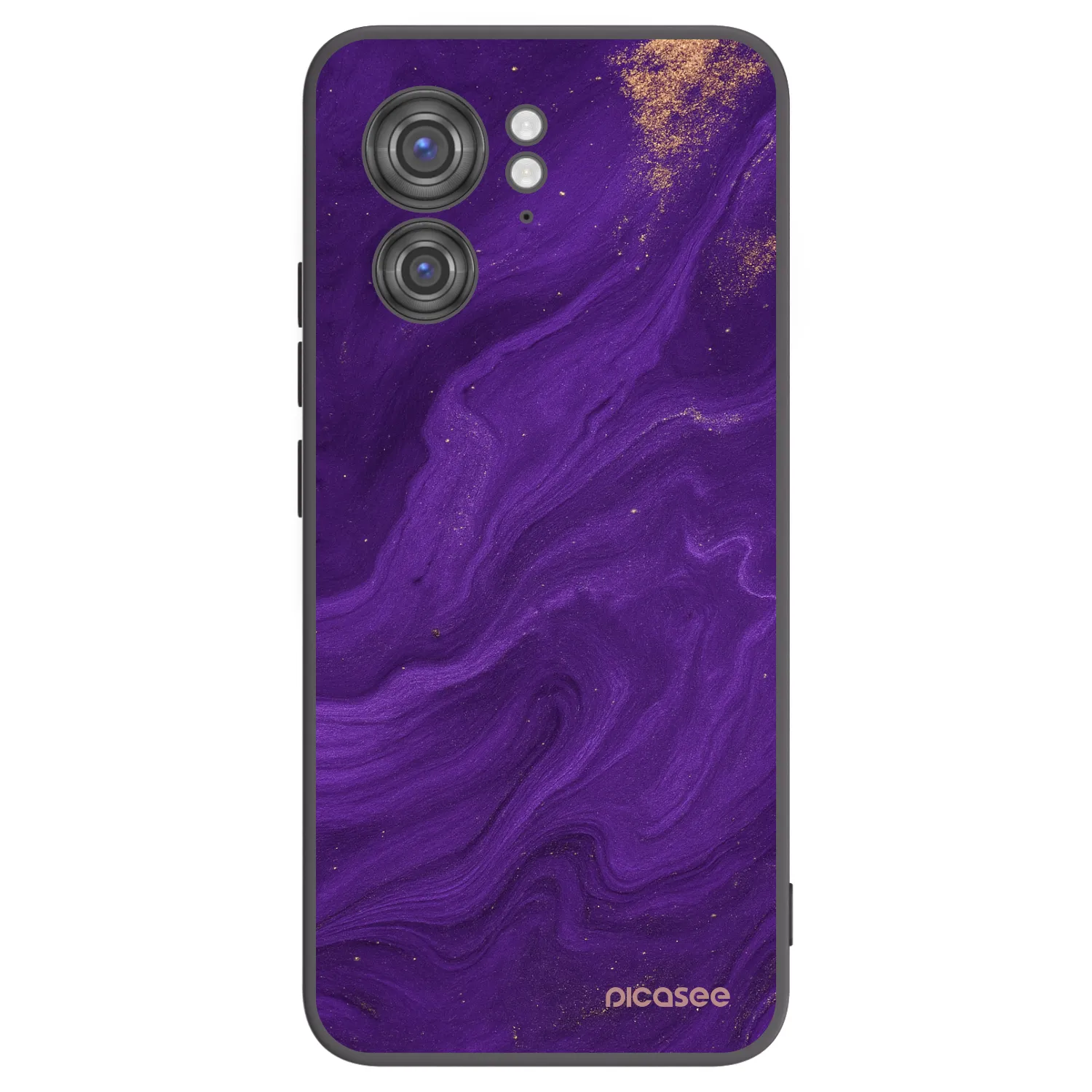 Picasee silikonski črni ovitek za Motorola Edge 40 - Purple