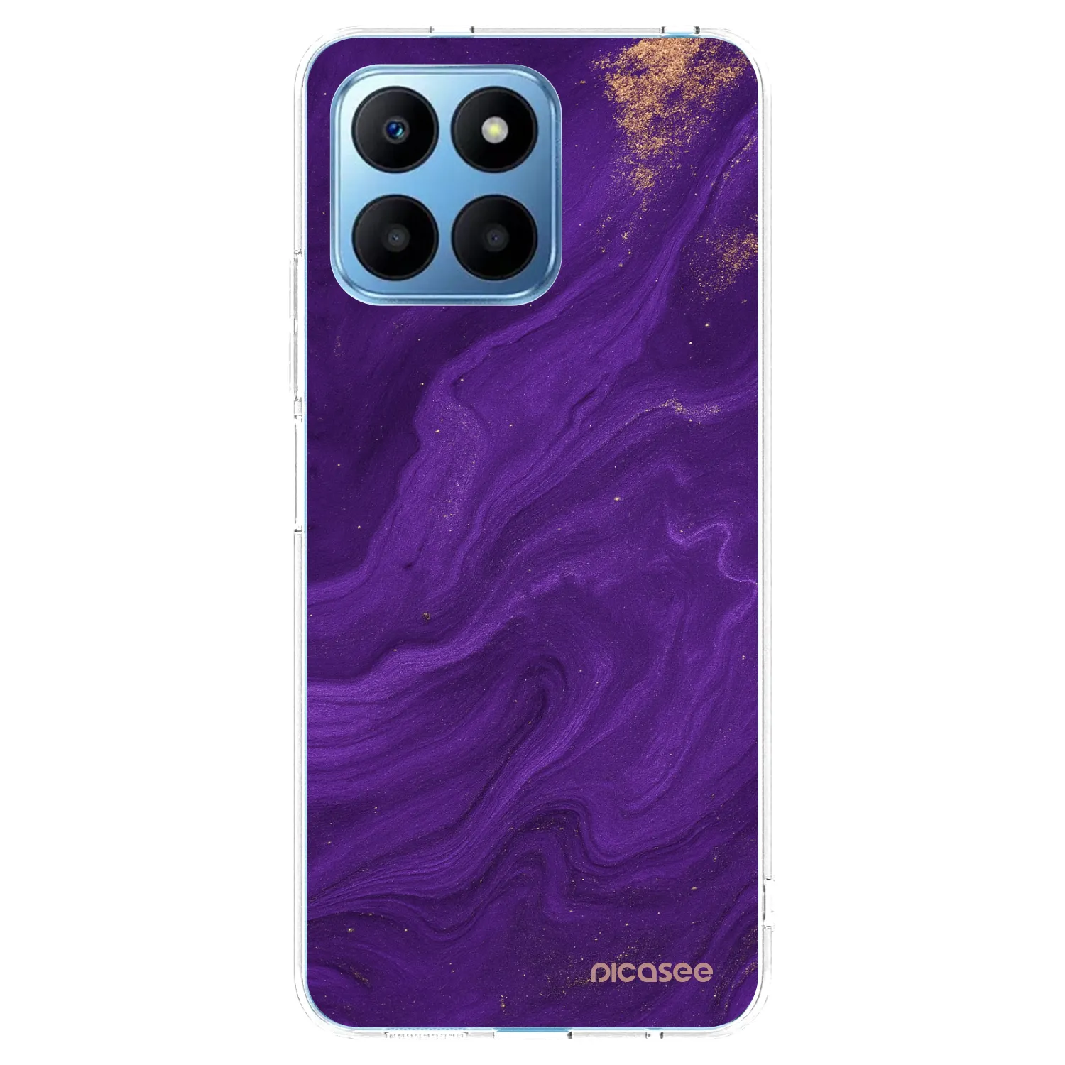 Picasee silikonski prozorni ovitek za Honor 70 Lite - Purple