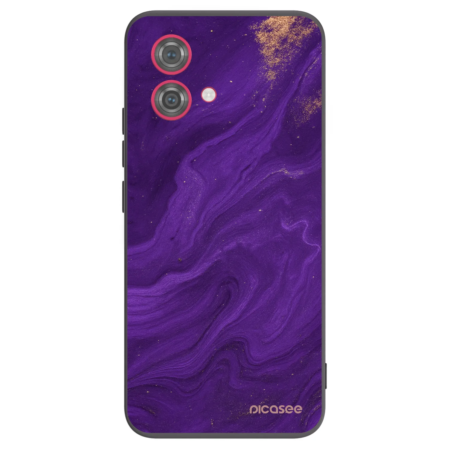 Picasee silikonski črni ovitek za Motorola Moto G84 5G - Purple