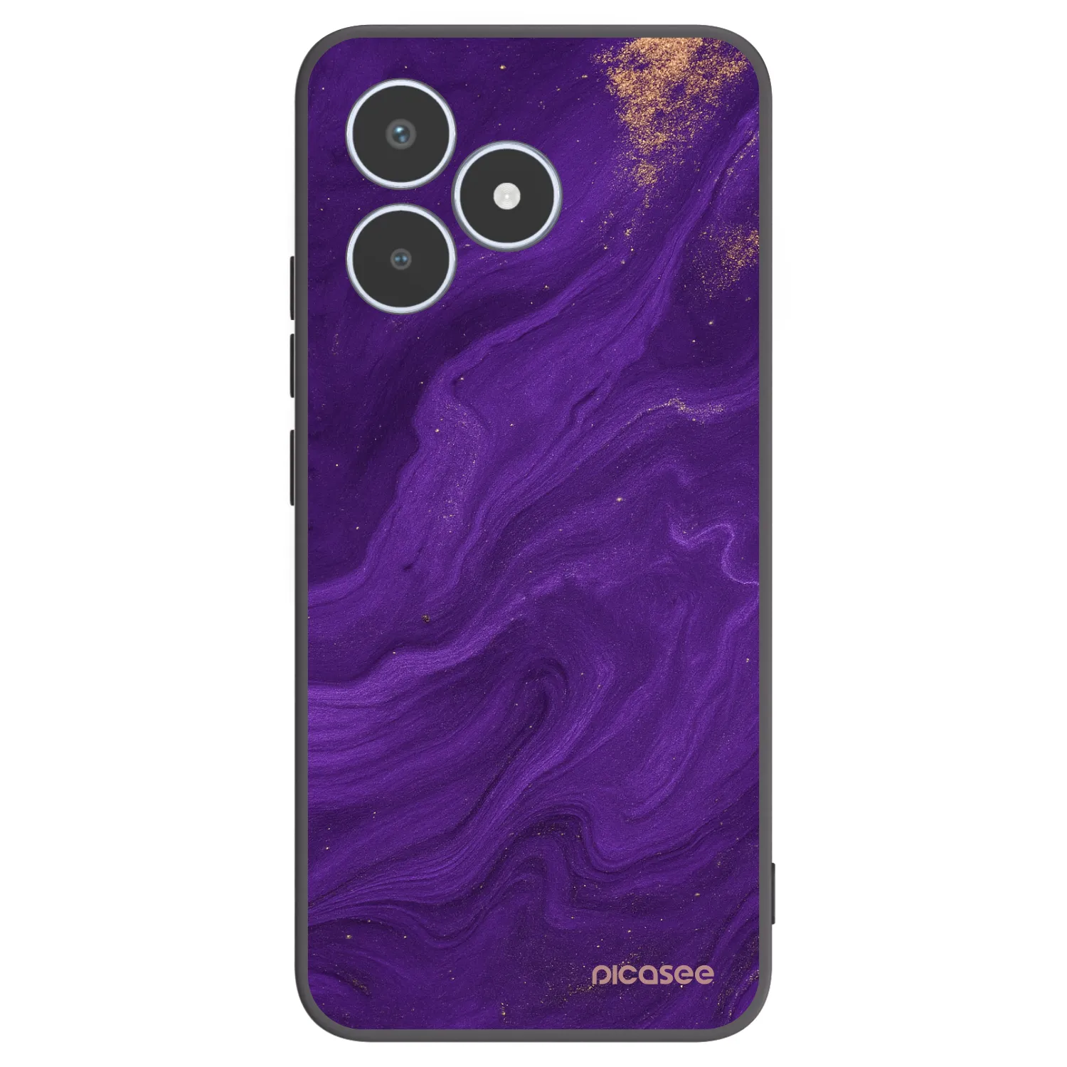 Picasee silikonski črni ovitek za Realme C53 - Purple