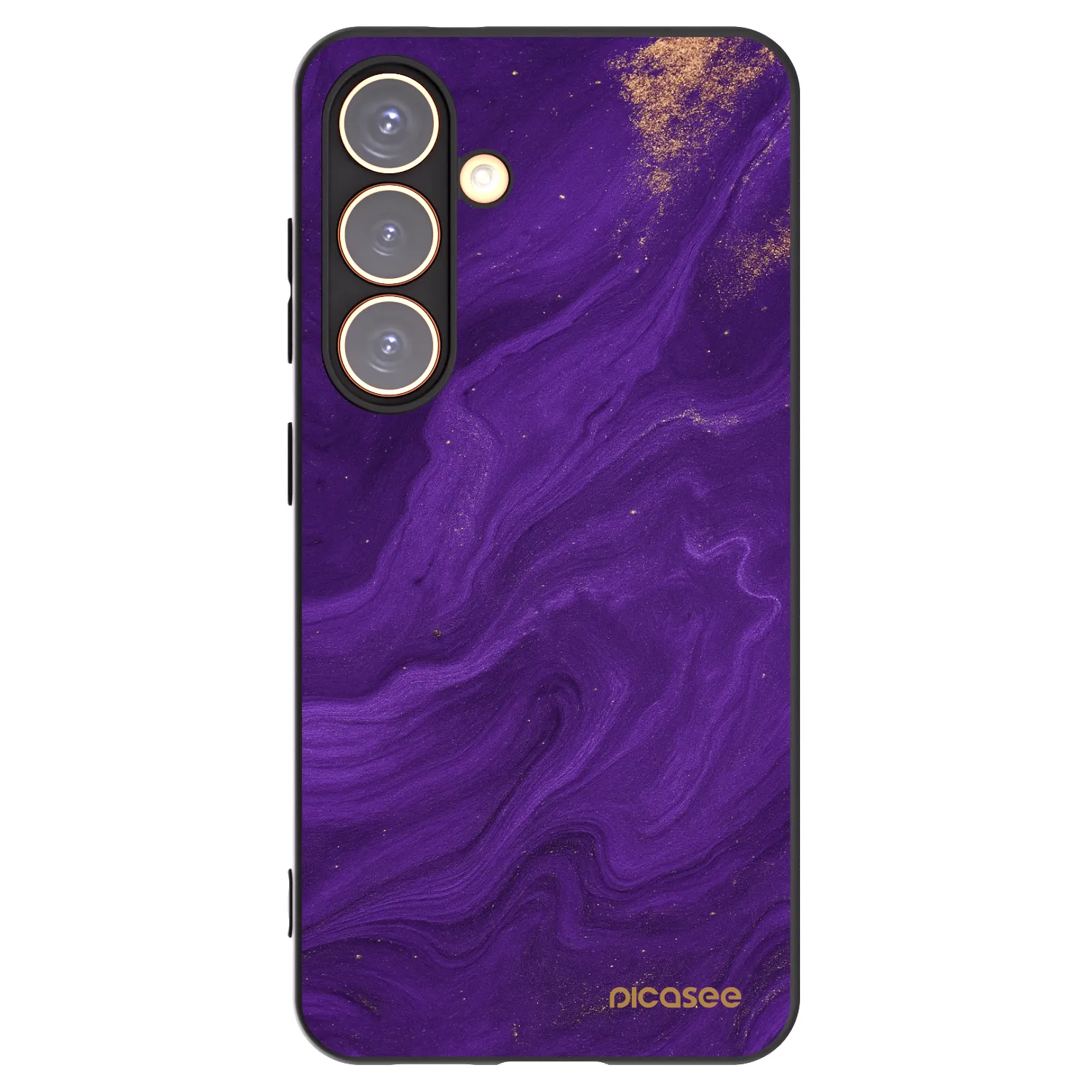 Picasee silikonski črni ovitek za Samsung Galaxy S24 S921B 5G - Purple