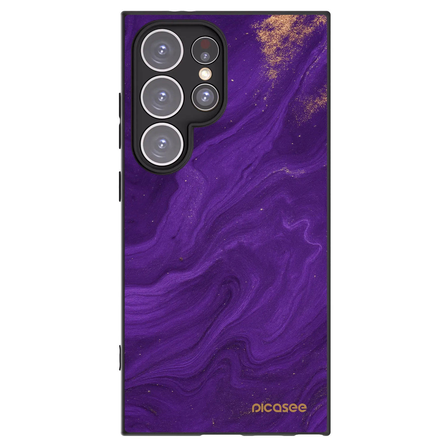 Picasee silikonski črni ovitek za Samsung Galaxy S24 Ultra S928B 5G - Purple