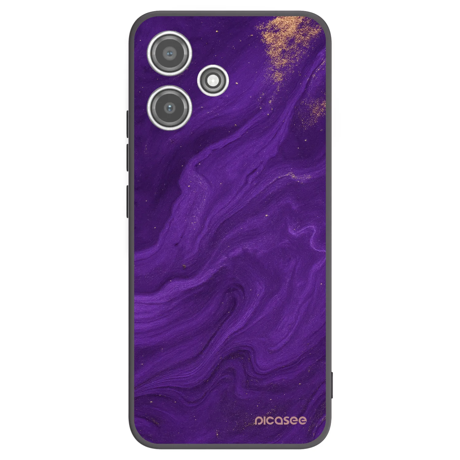 Picasee silikonski črni ovitek za Xiaomi Redmi 12 5G - Purple