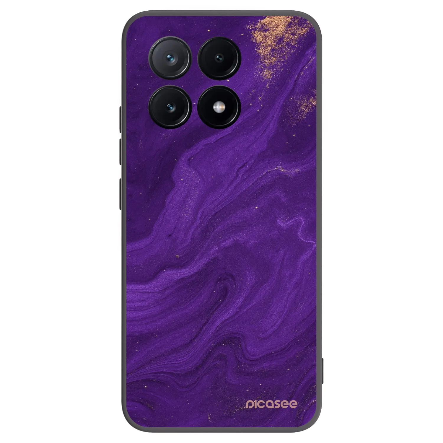 Picasee silikonski črni ovitek za Xiaomi Poco X6 Pro - Purple