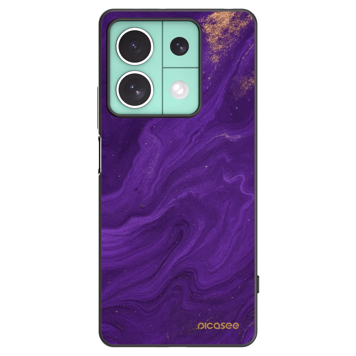 Picasee silikonski črni ovitek za Xiaomi Redmi Note 13 5G - Purple