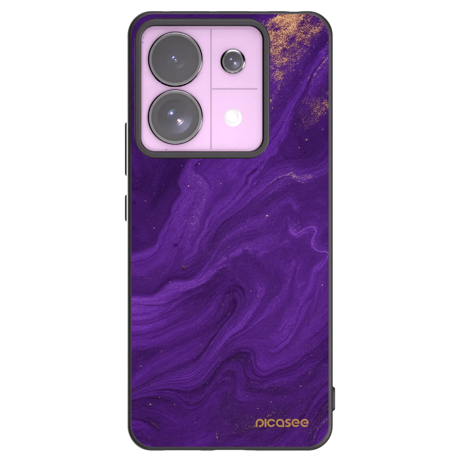 Picasee silikonski črni ovitek za Xiaomi Redmi Note 13 Pro 5G - Purple