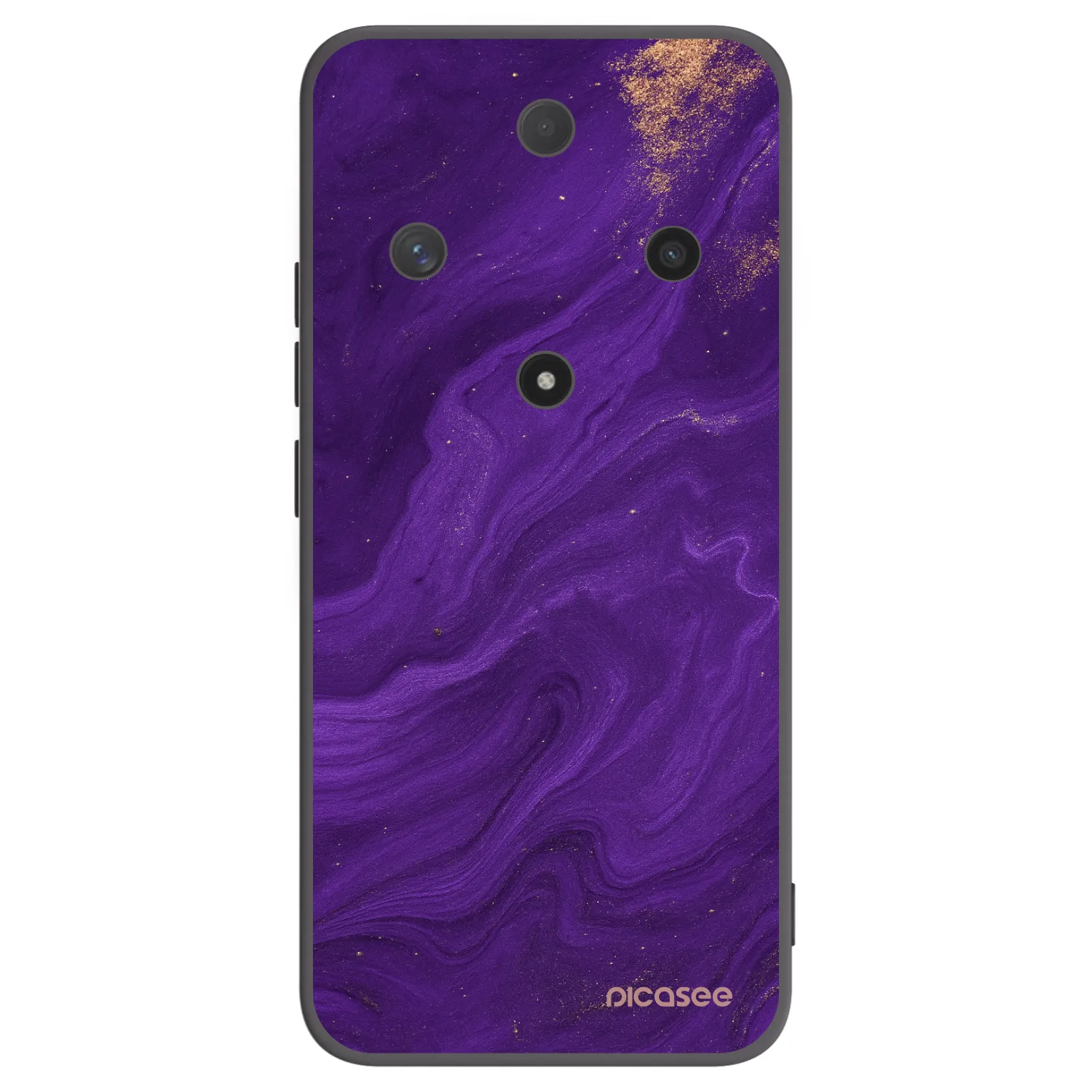 Picasee silikonski črni ovitek za Honor Magic6 Lite 5G - Purple