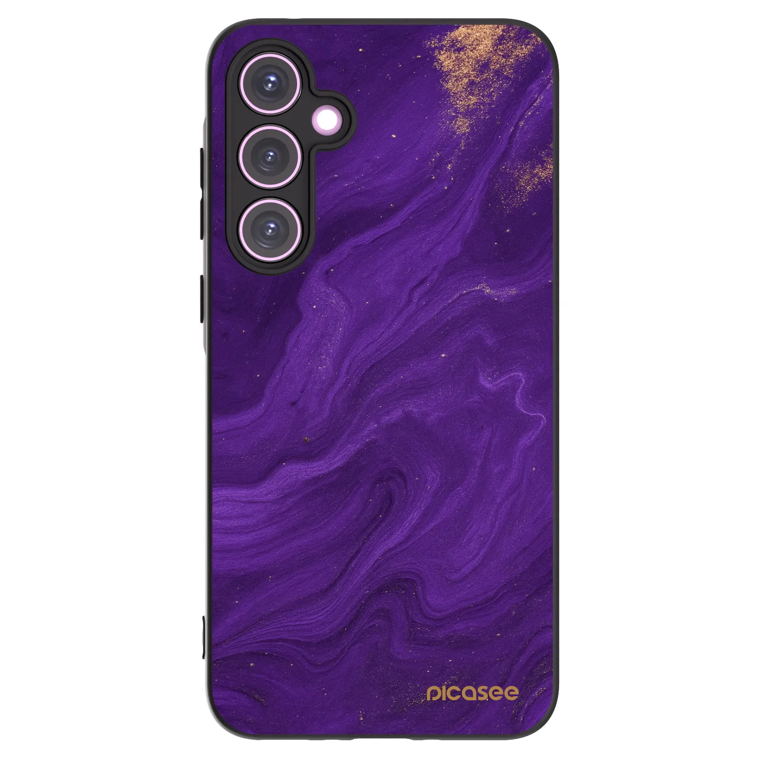 Picasee silikonski črni ovitek za Samsung Galaxy A35 5G A356B - Purple
