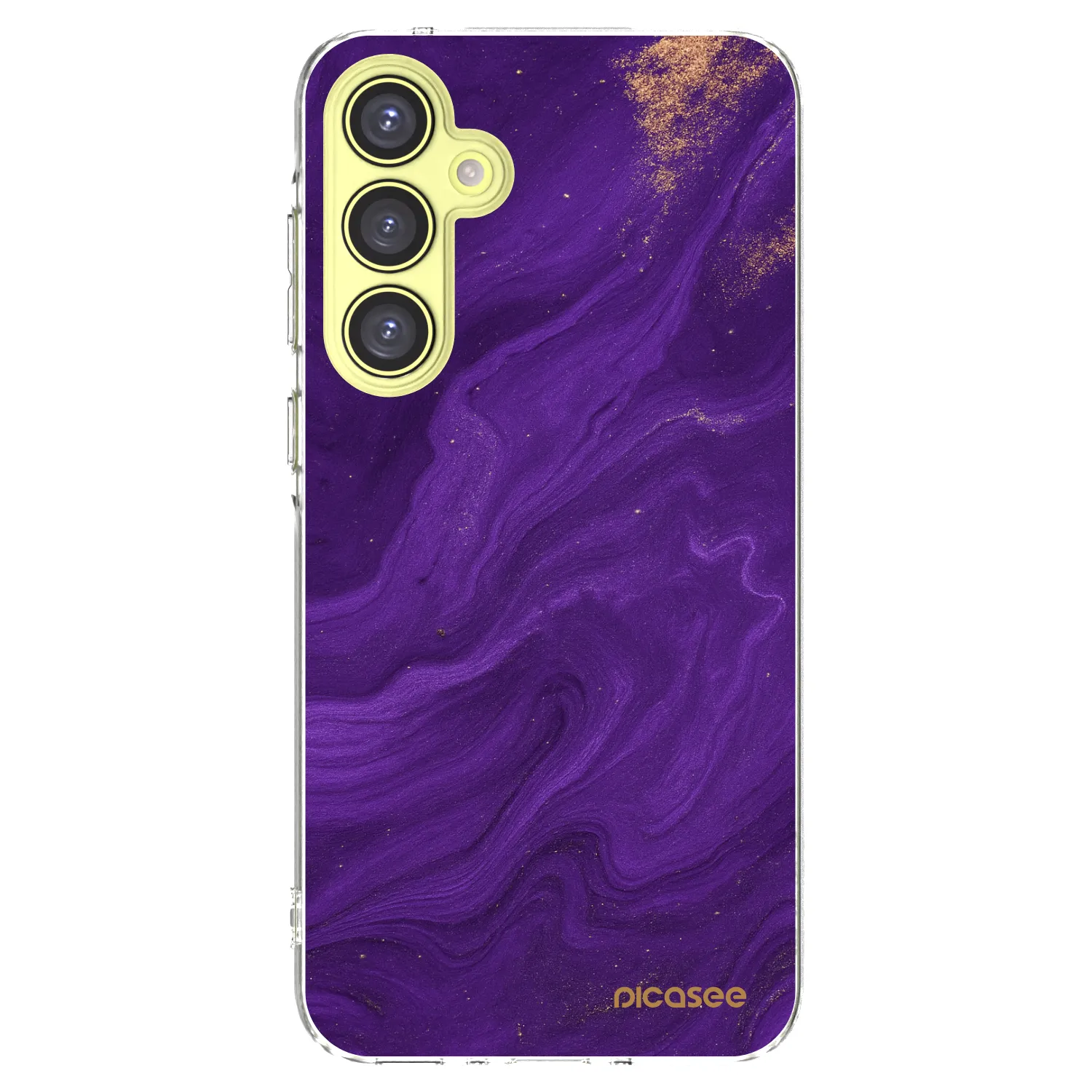 Picasee silikonski prozorni ovitek za Samsung Galaxy A35 5G A356B - Purple