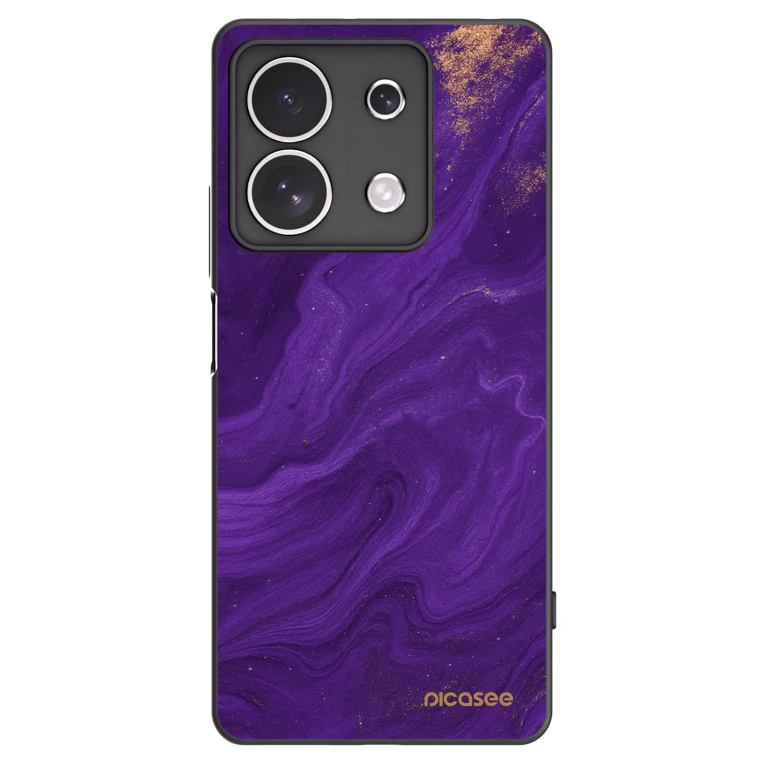 Picasee silikonski črni ovitek za Xiaomi Redmi Note 13 4G - Purple