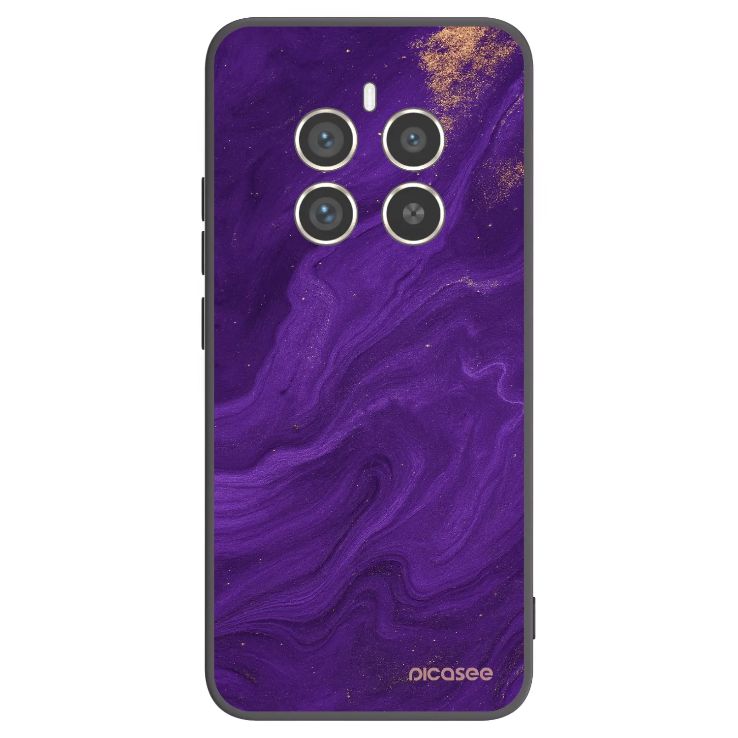 Picasee silikonski črni ovitek za Realme 12 Pro 5G - Purple