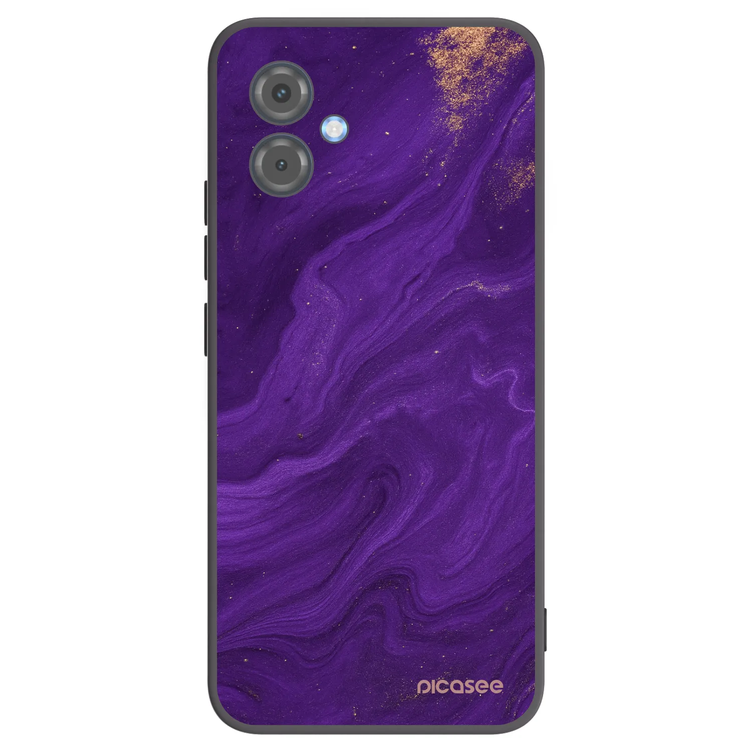 Picasee silikonski črni ovitek za Motorola Moto G14 - Purple