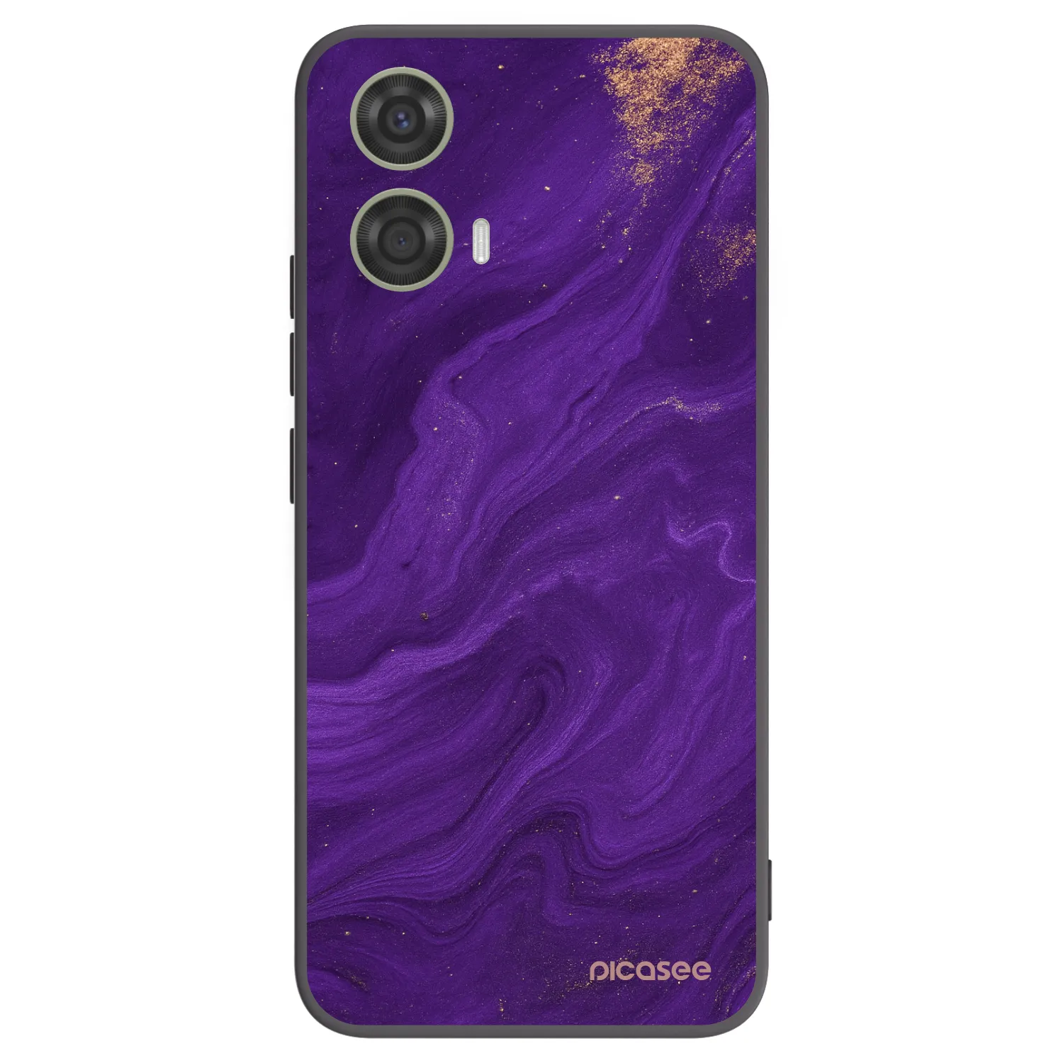 Picasee silikonski črni ovitek za Motorola Moto G24 - Purple