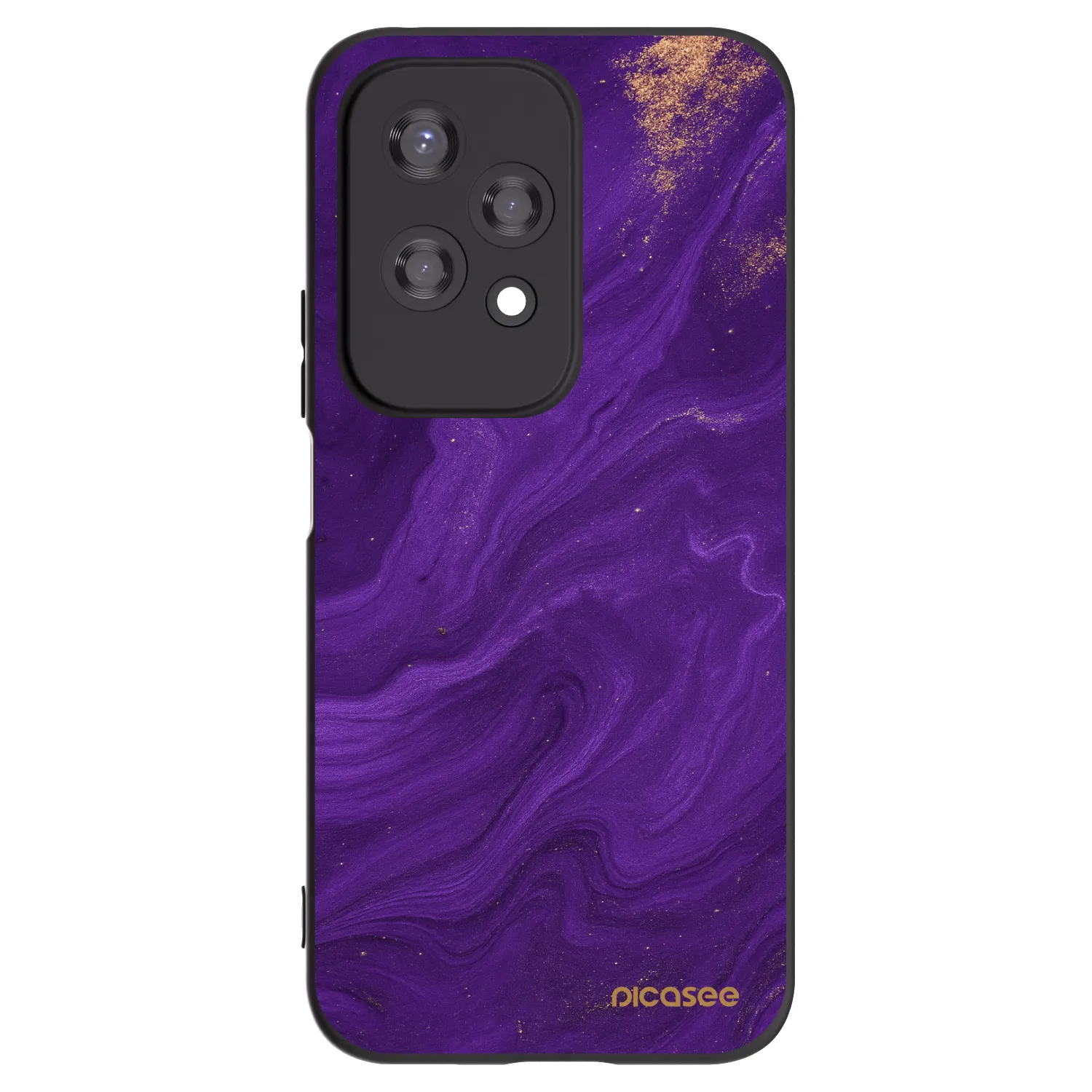 Picasee silikonski črni ovitek za Honor 200 Lite - Purple