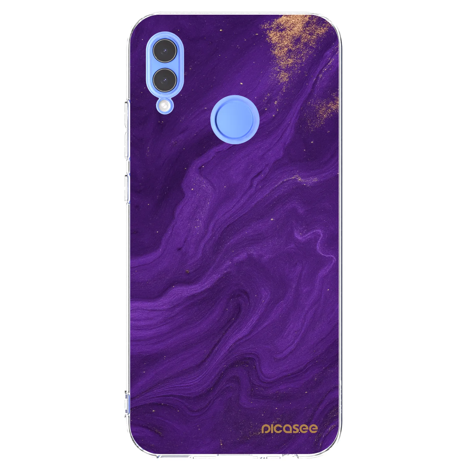 Picasee silikonski prozorni ovitek za Huawei P Smart 2019 - Purple
