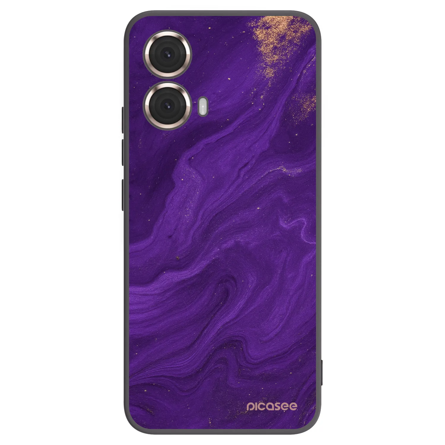 Picasee silikonski črni ovitek za Motorola Moto G85 - Purple