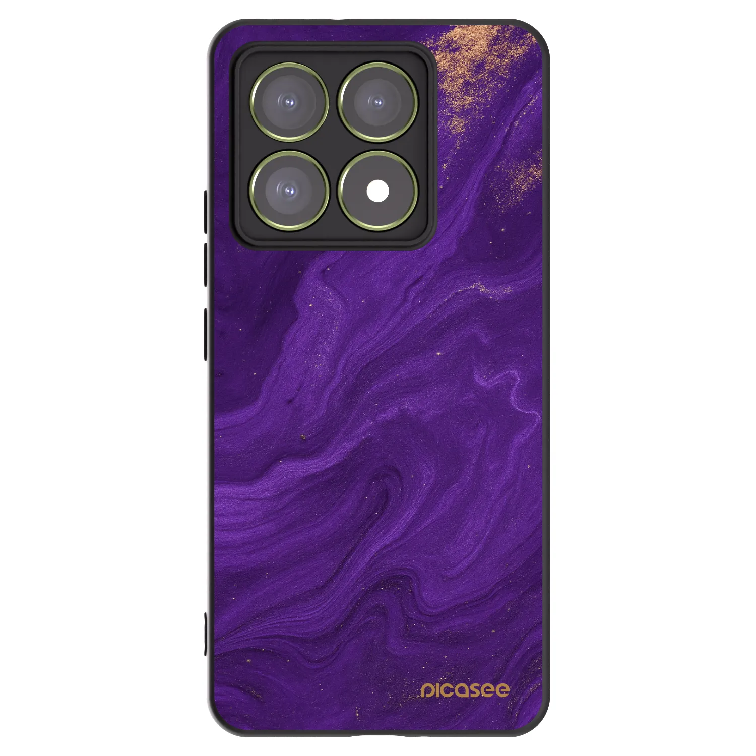 Picasee silikonski črni ovitek za Xiaomi 14T - Purple