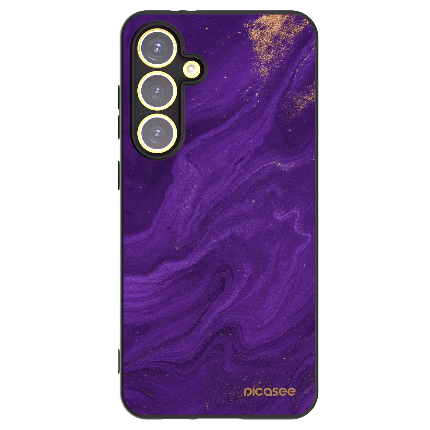 Picasee silikonski črni ovitek za Samsung Galaxy S24 FE S721B - Purple