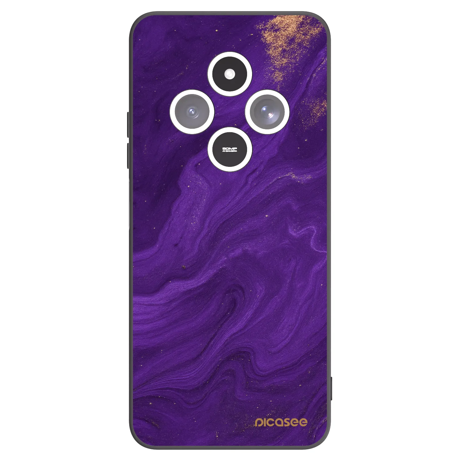 Picasee silikonski črni ovitek za Xiaomi Redmi 14C - Purple