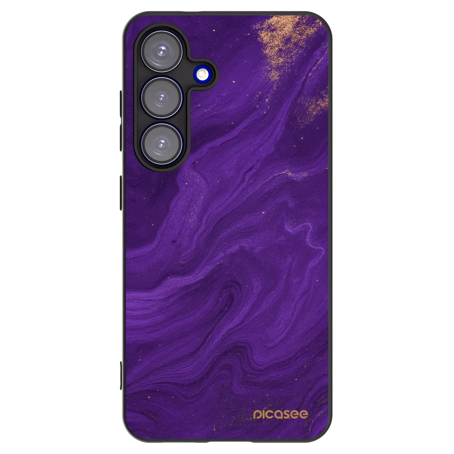 Picasee silikonski črni ovitek za Samsung Galaxy S25 5G - Purple