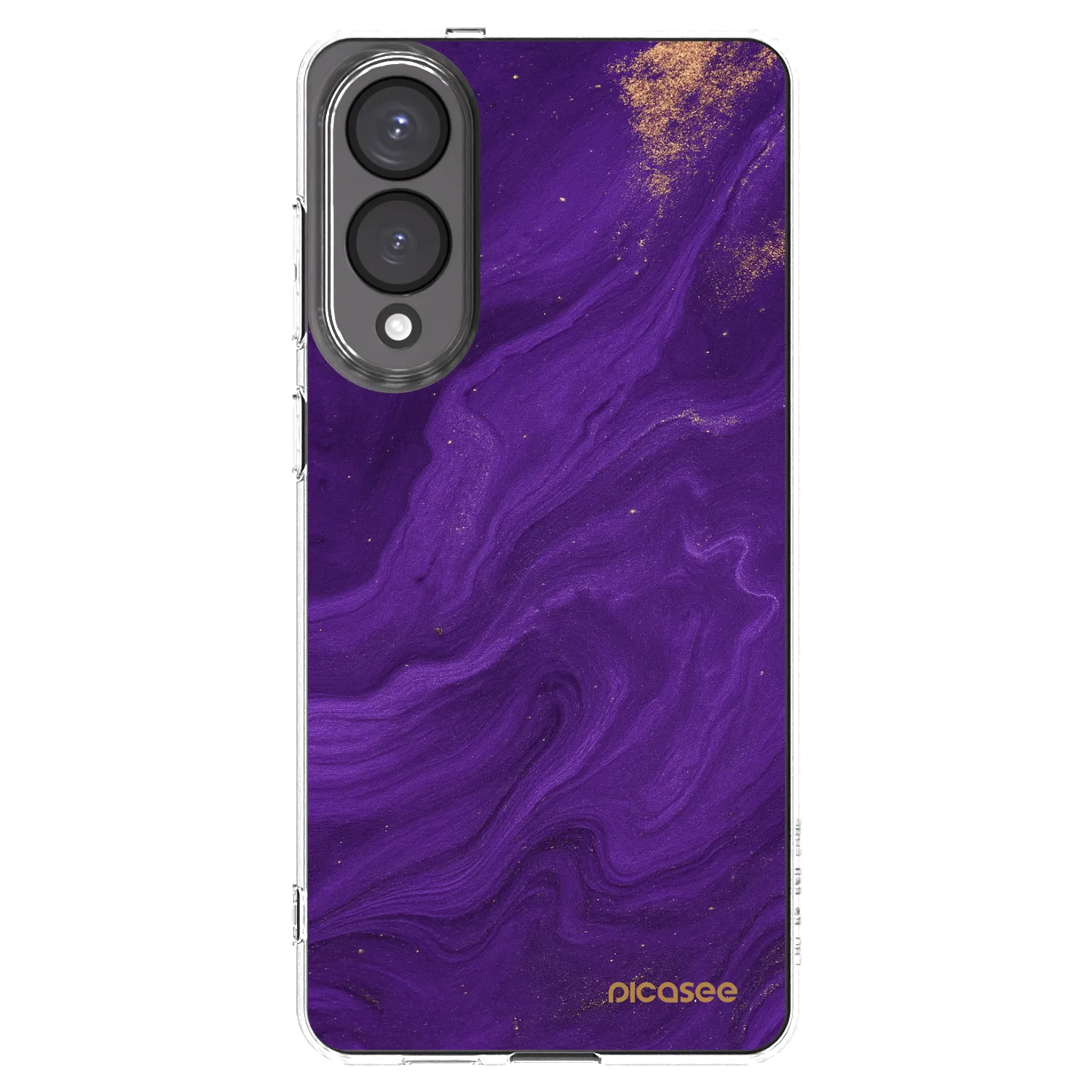 Picasee silikonski prozorni ovitek za Samsung Galaxy S25 Edge 5G - Purple