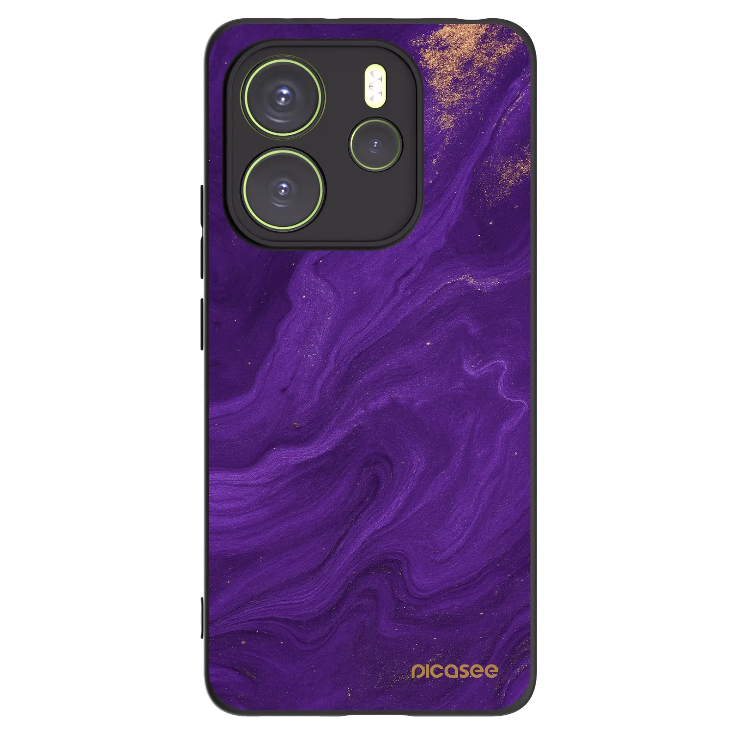 Picasee silikonski črni ovitek za Xiaomi Redmi Note 14 4G - Purple