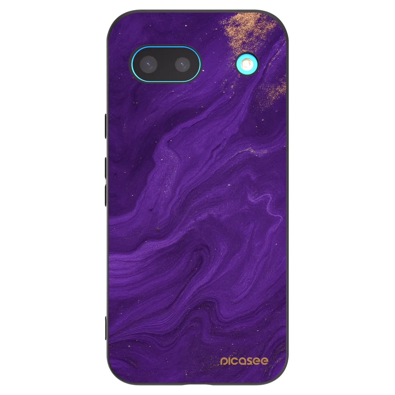 Picasee silikonski črni ovitek za Google Pixel 8a - Purple