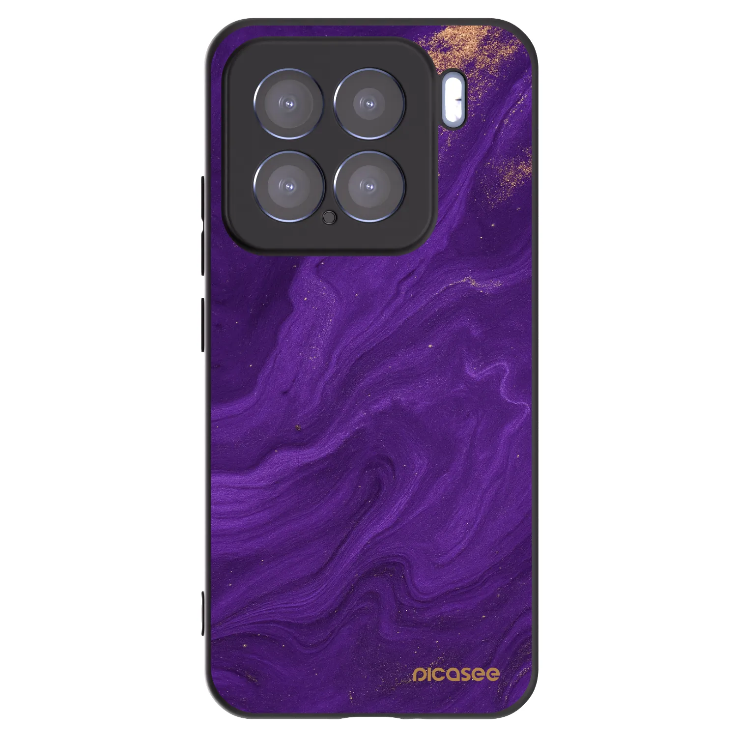 Picasee silikonski črni ovitek za Xiaomi 15 - Purple