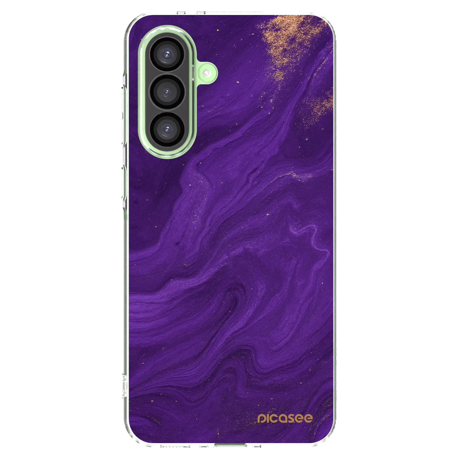 Picasee silikonski prozorni ovitek za Samsung Galaxy A26 5G A266B - Purple