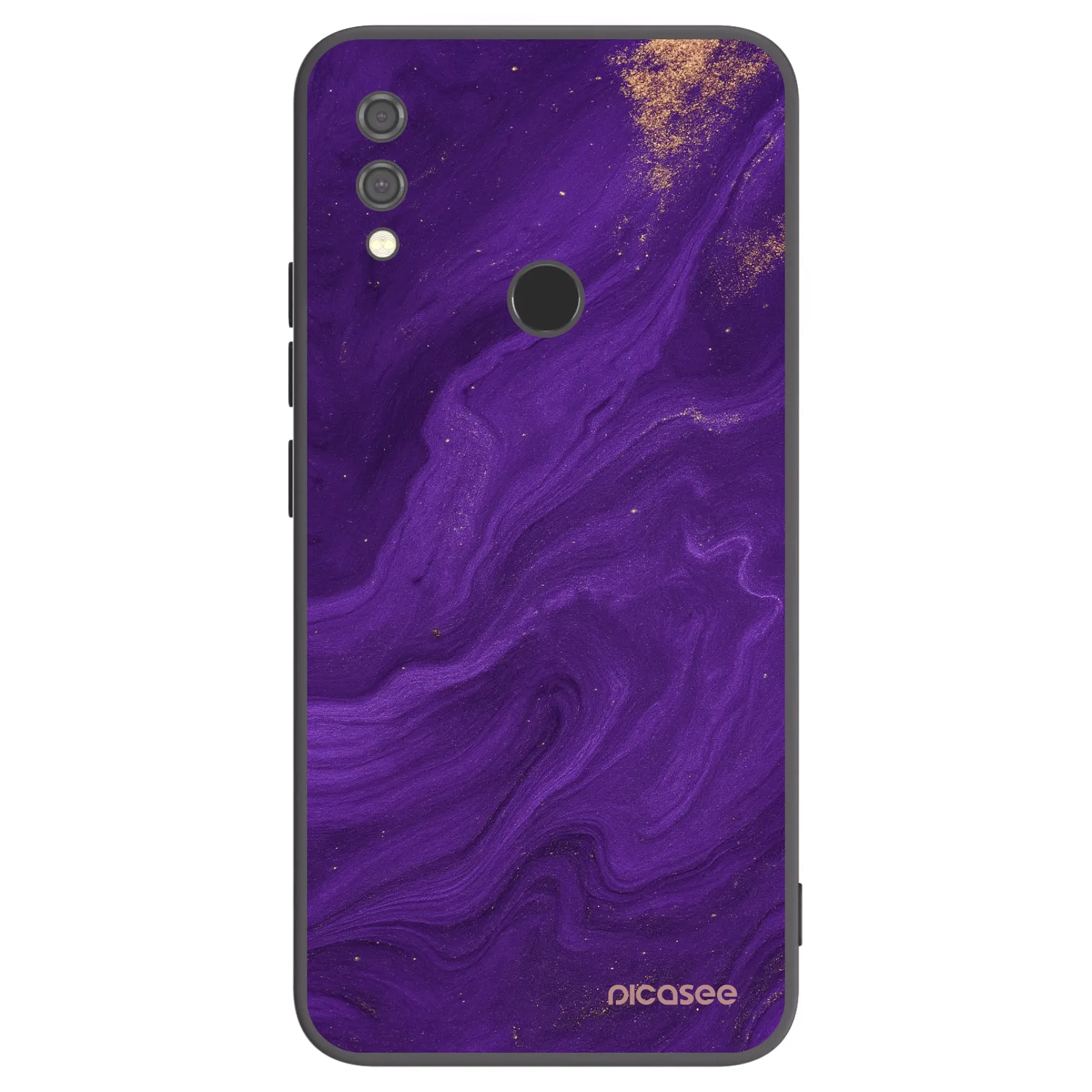 Picasee silikonski črni ovitek za Xiaomi Redmi Note 7 - Purple