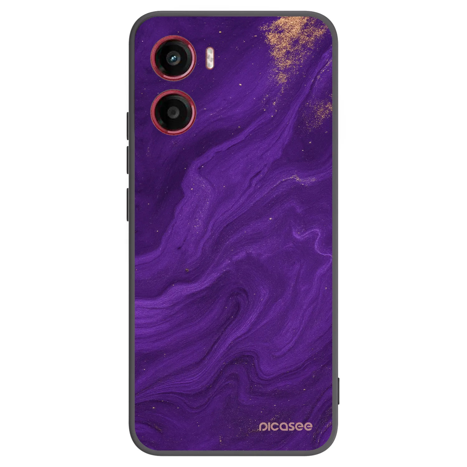 Picasee silikonski črni ovitek za Motorola Moto G05 - Purple
