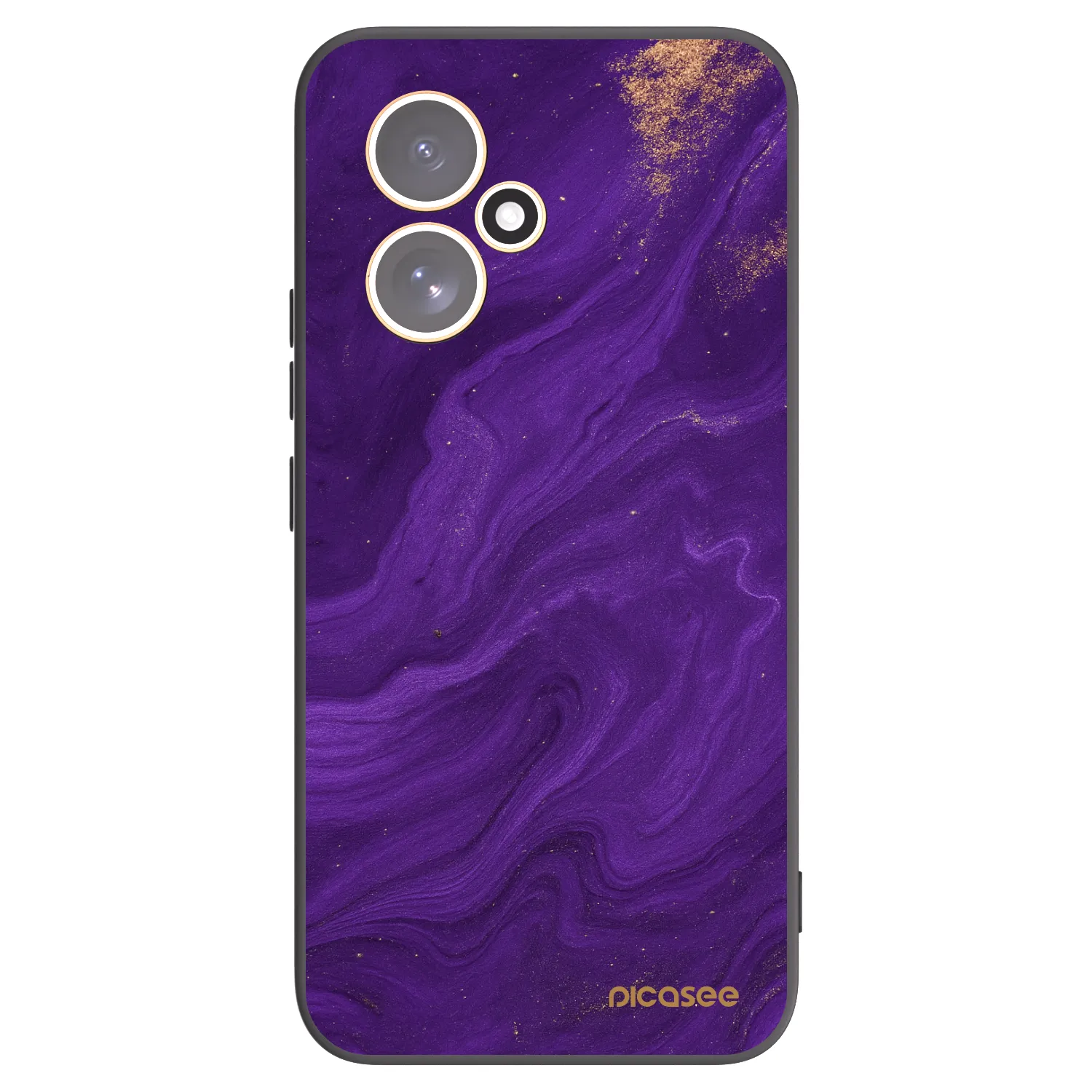 Picasee silikonski črni ovitek za Honor 400 5G - Purple