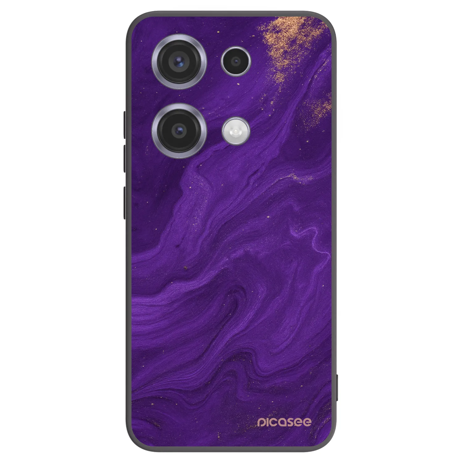 Picasee silikonski črni ovitek za Xiaomi Redmi Note 14S - Purple