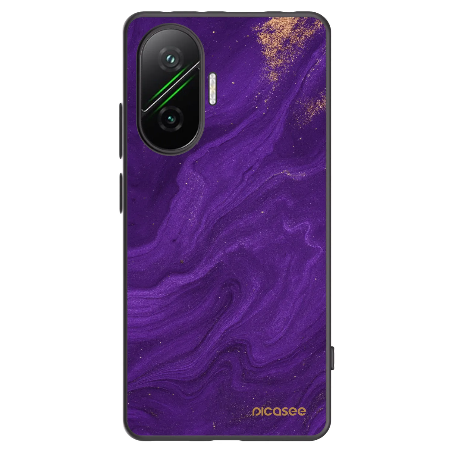 Picasee silikonski črni ovitek za Xiaomi Poco F7 5G - Purple