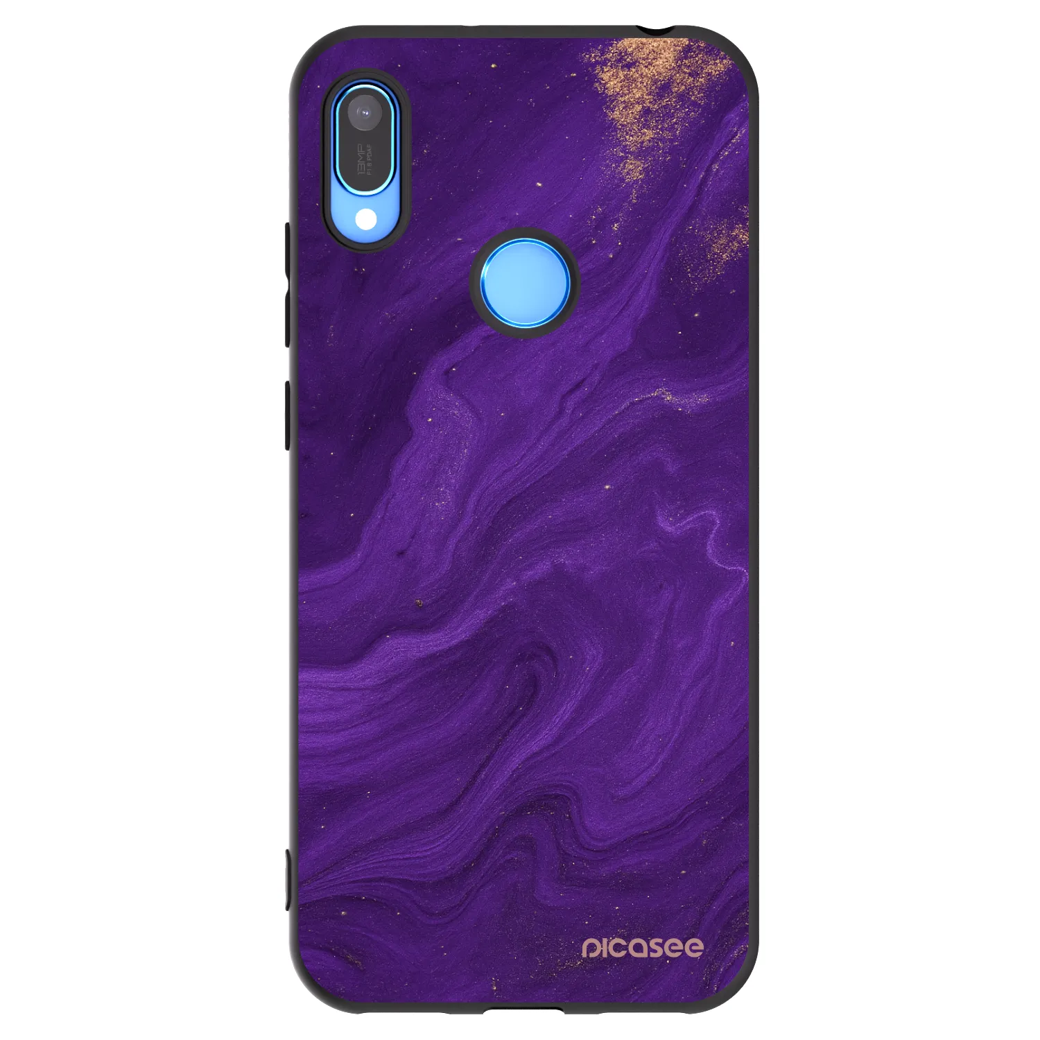 Picasee silikonski črni ovitek za Huawei Y6 2019 - Purple