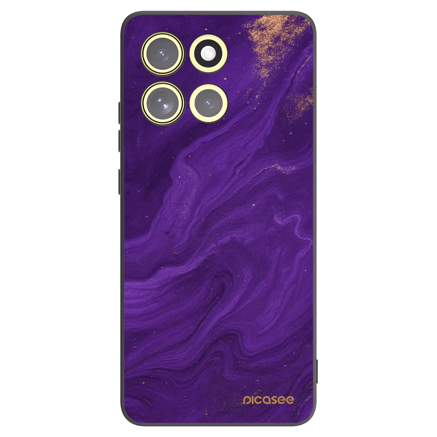 Picasee silikonski črni ovitek za Motorola Moto G86 5G - Purple
