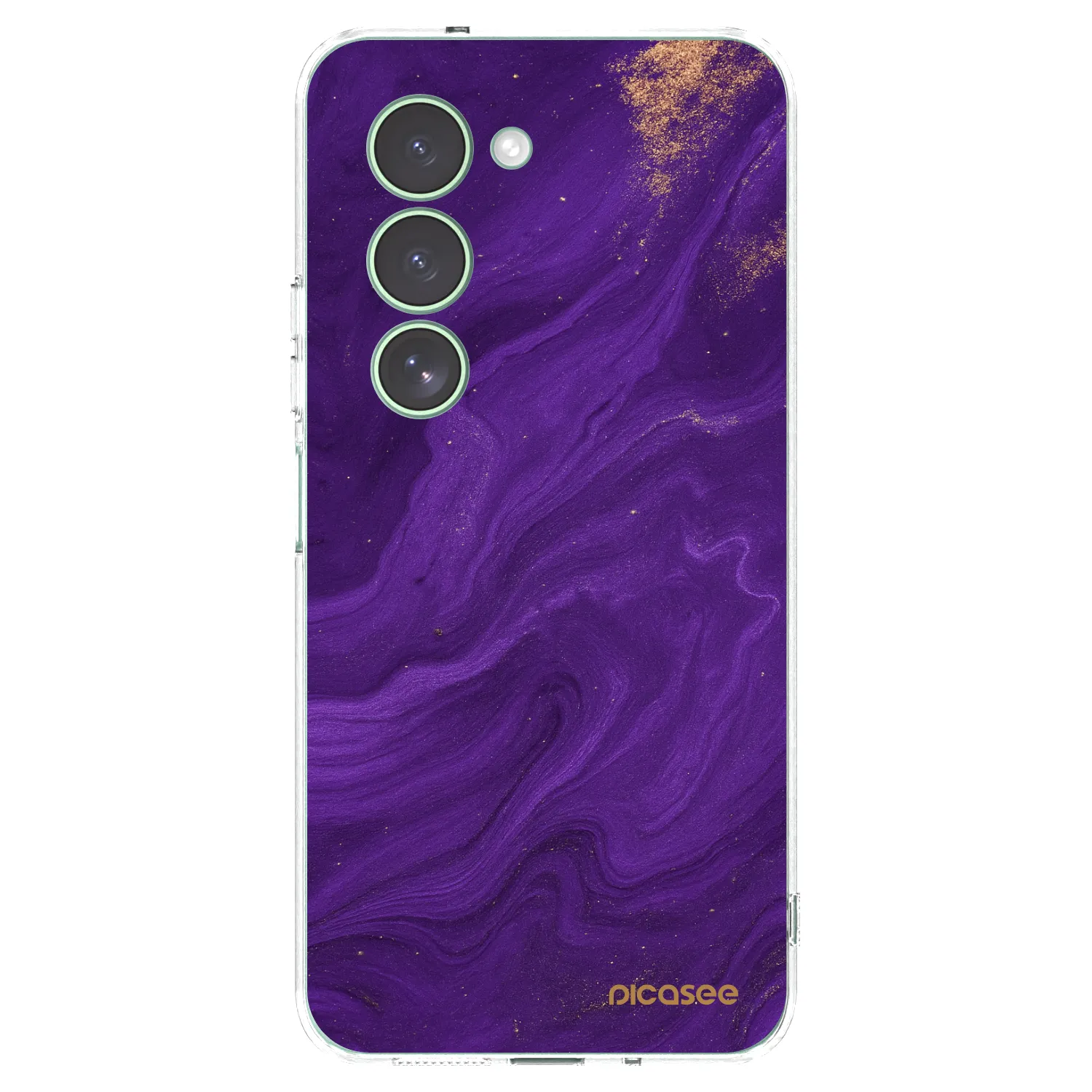 Picasee silikonski prozorni ovitek za Xiaomi Redmi 15 5G - Purple