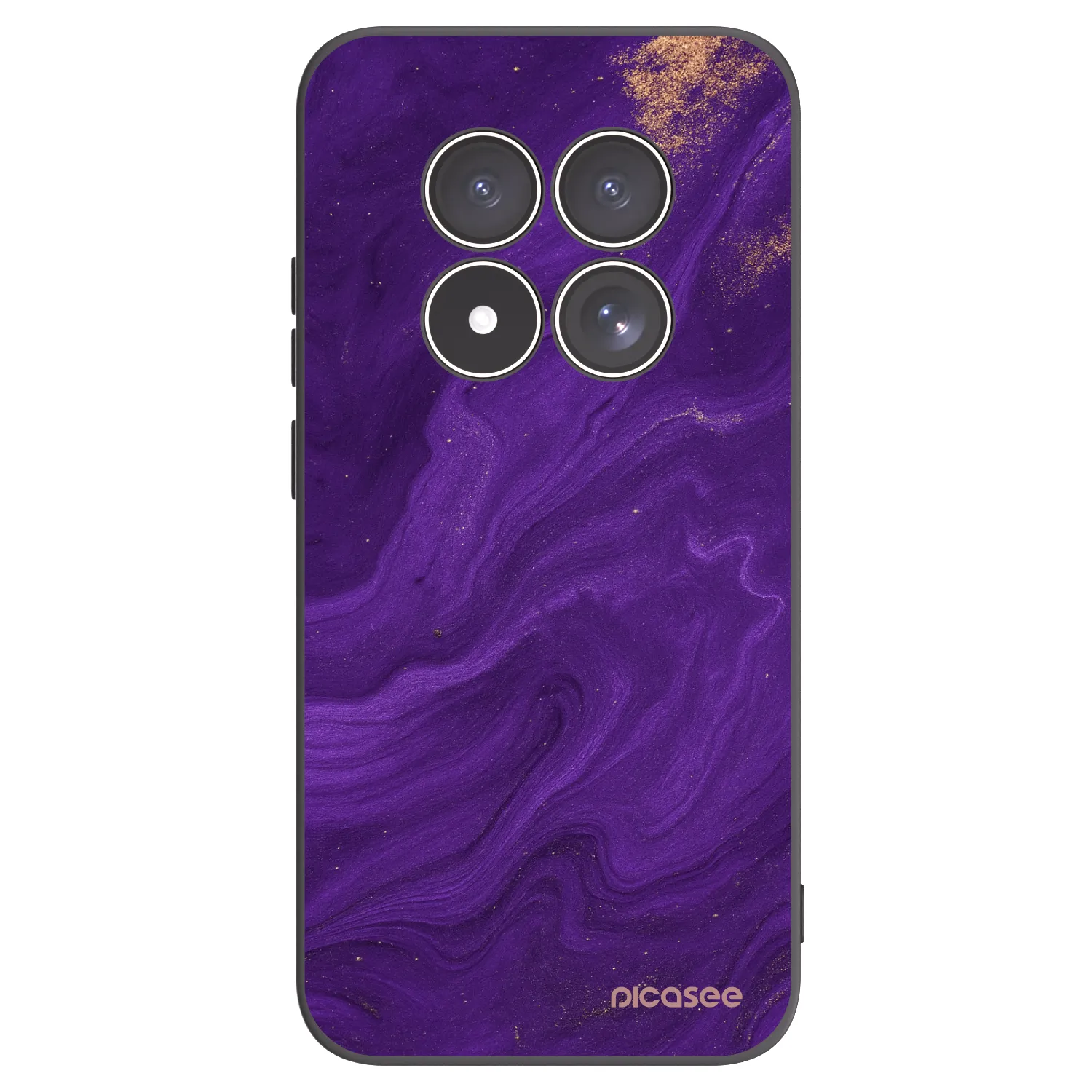 Picasee silikonski črni ovitek za Xiaomi Redmi Note 15 Pro 4G - Purple