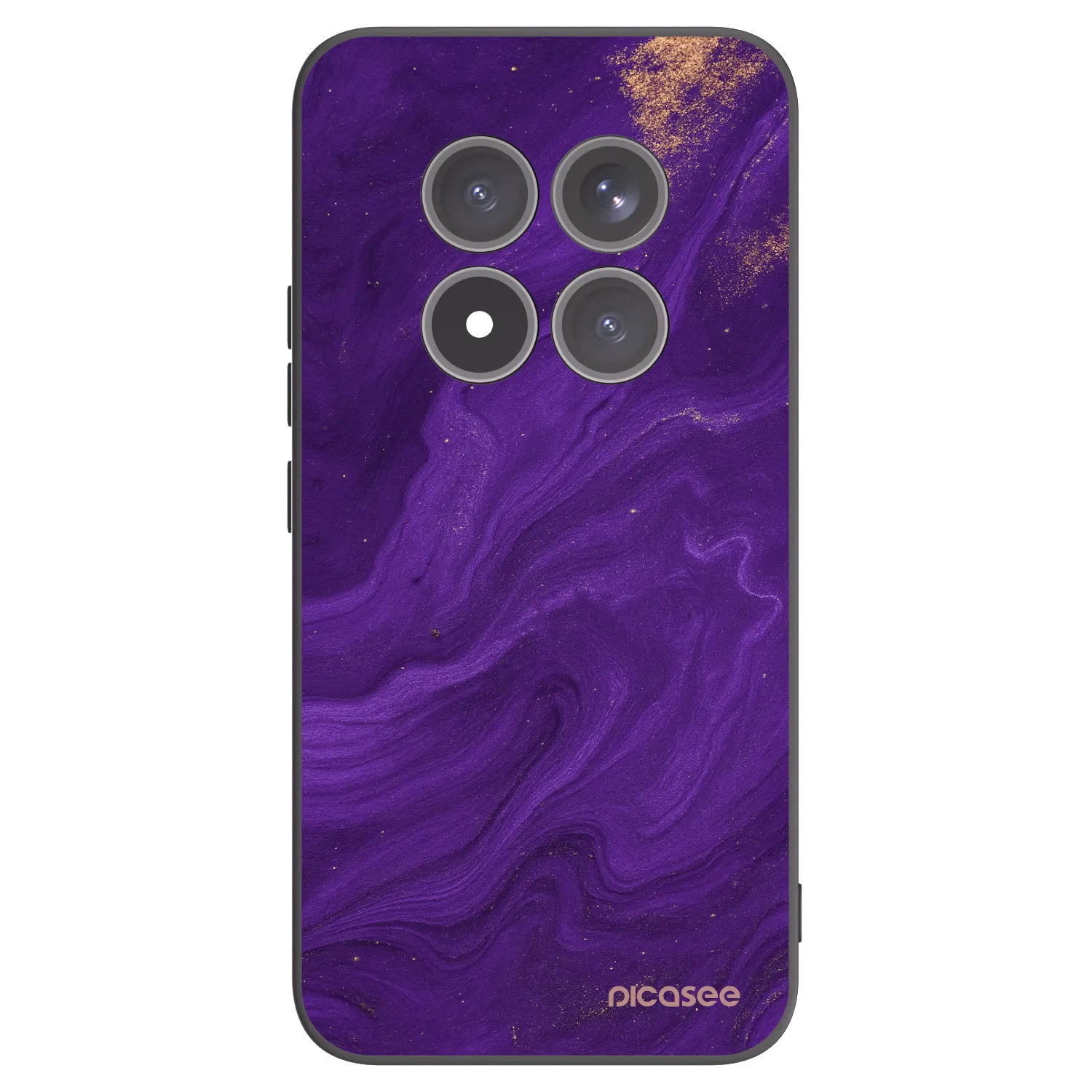 Picasee silikonski črni ovitek za Xiaomi Redmi Note 15 Pro+ - Purple