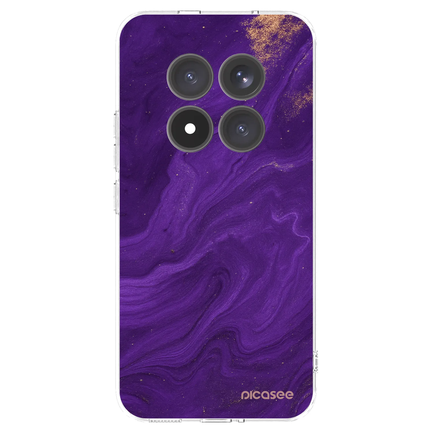 Picasee silikonski prozorni ovitek za Xiaomi Redmi Note 15 Pro+ - Purple